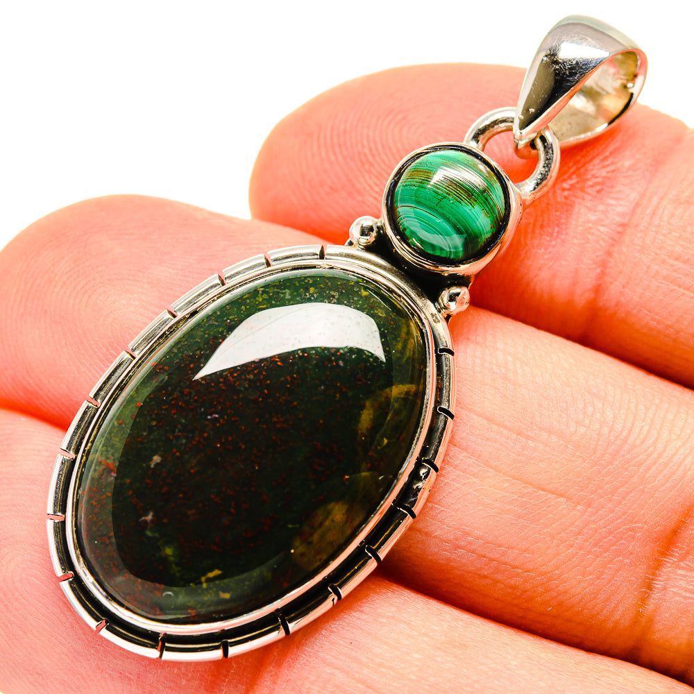 Bloodstone Pendants handcrafted by Anasilvercos - PD755452
