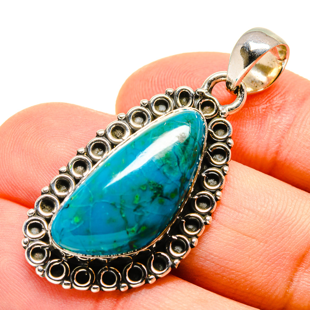 Chrysocolla Pendants handcrafted by Anasilvercos - PD755453