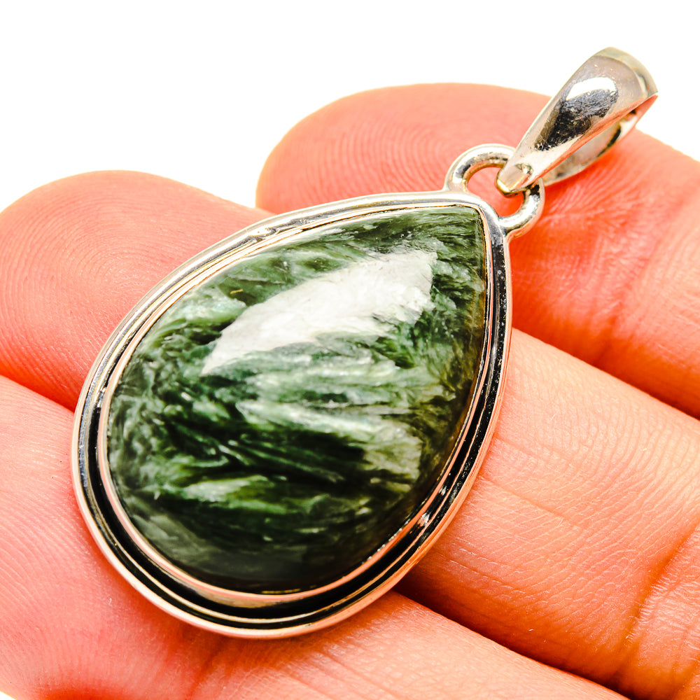 Seraphinite Pendants handcrafted by Anasilvercos - PD755456