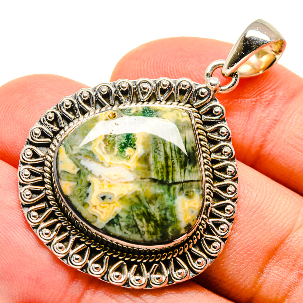 Ocean Jasper Pendants handcrafted by Anasilvercos - PD755460