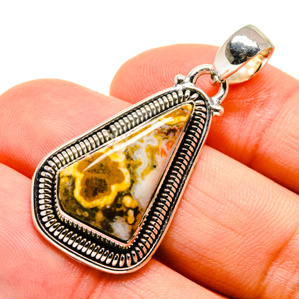 Ocean Jasper Pendants handcrafted by Anasilvercos - PD755466