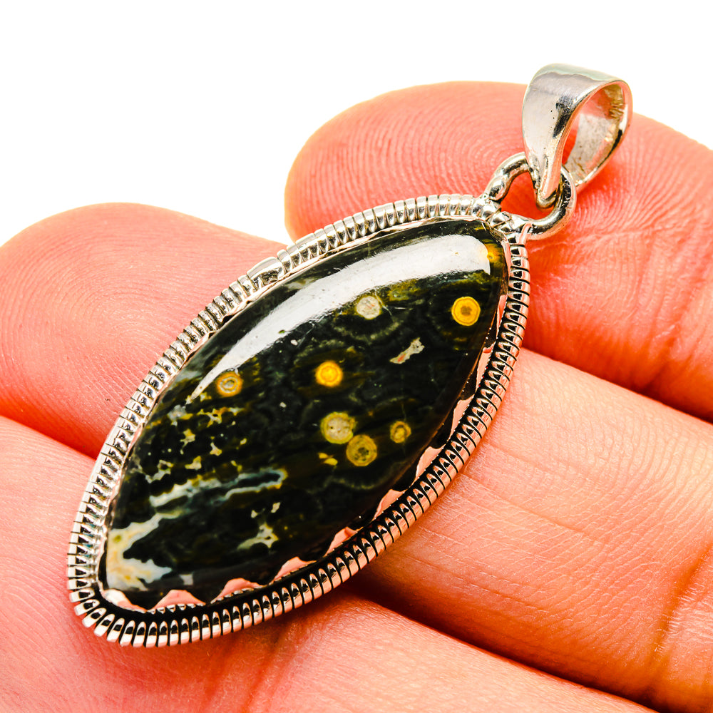 Ocean Jasper Pendants handcrafted by Anasilvercos - PD755468