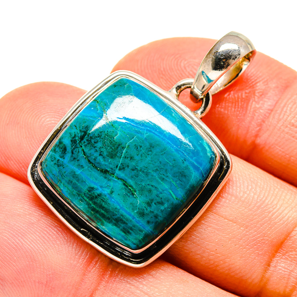 Chrysocolla Pendants handcrafted by Anasilvercos - PD755489