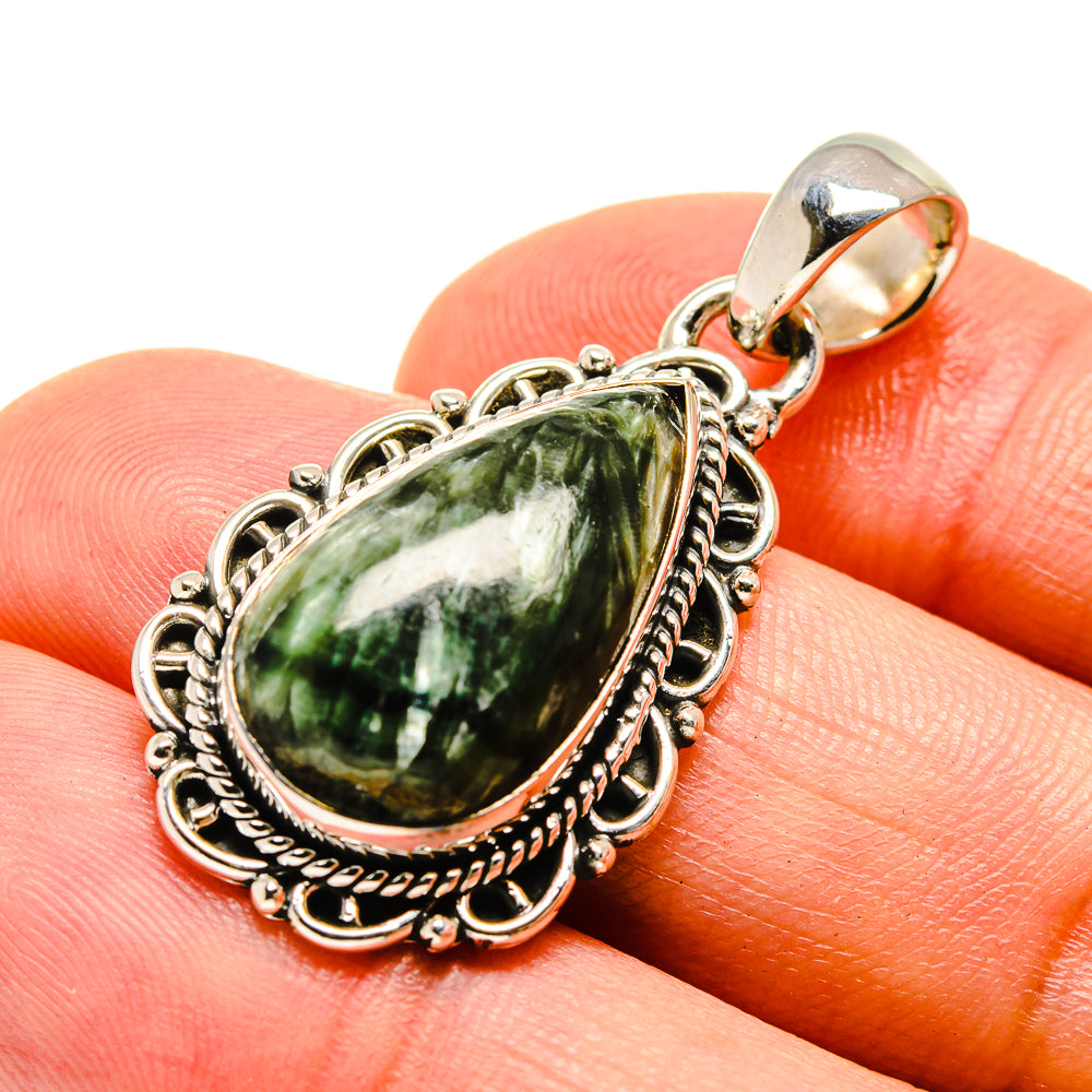 Seraphinite Pendants handcrafted by Anasilvercos - PD755502