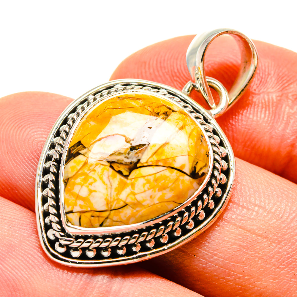 Brecciated Mookaite Pendants handcrafted by Anasilvercos - PD755503