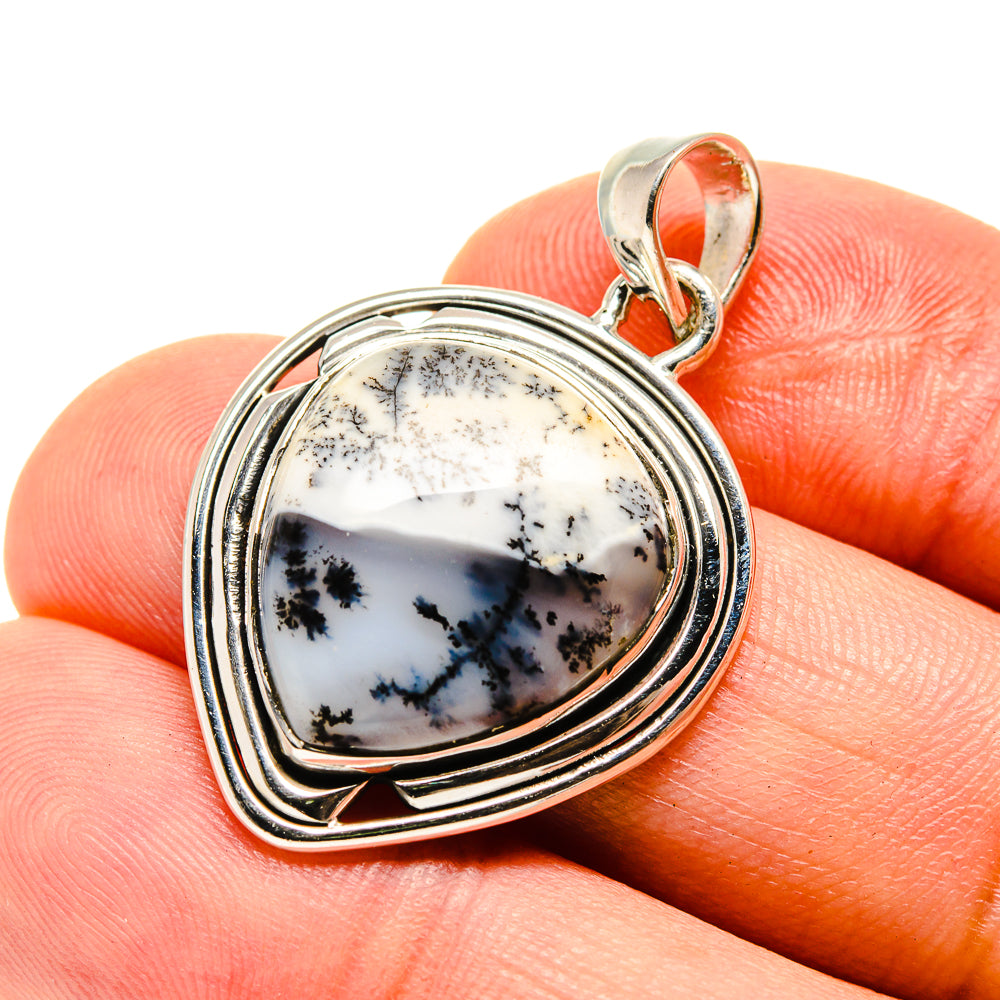 Dendritic Opal Pendants handcrafted by Anasilvercos - PD755504