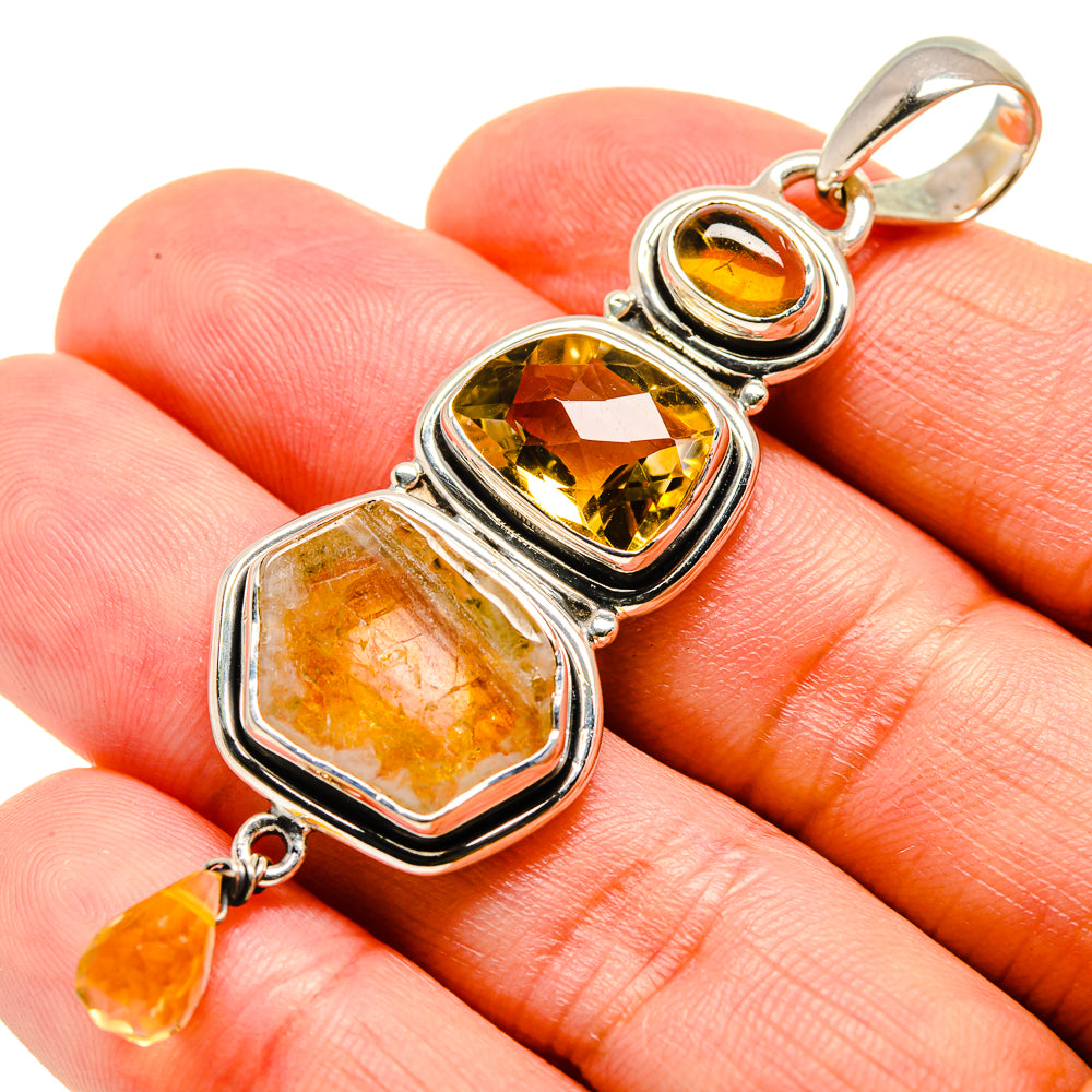 Citrine Pendants handcrafted by Anasilvercos - PD755507