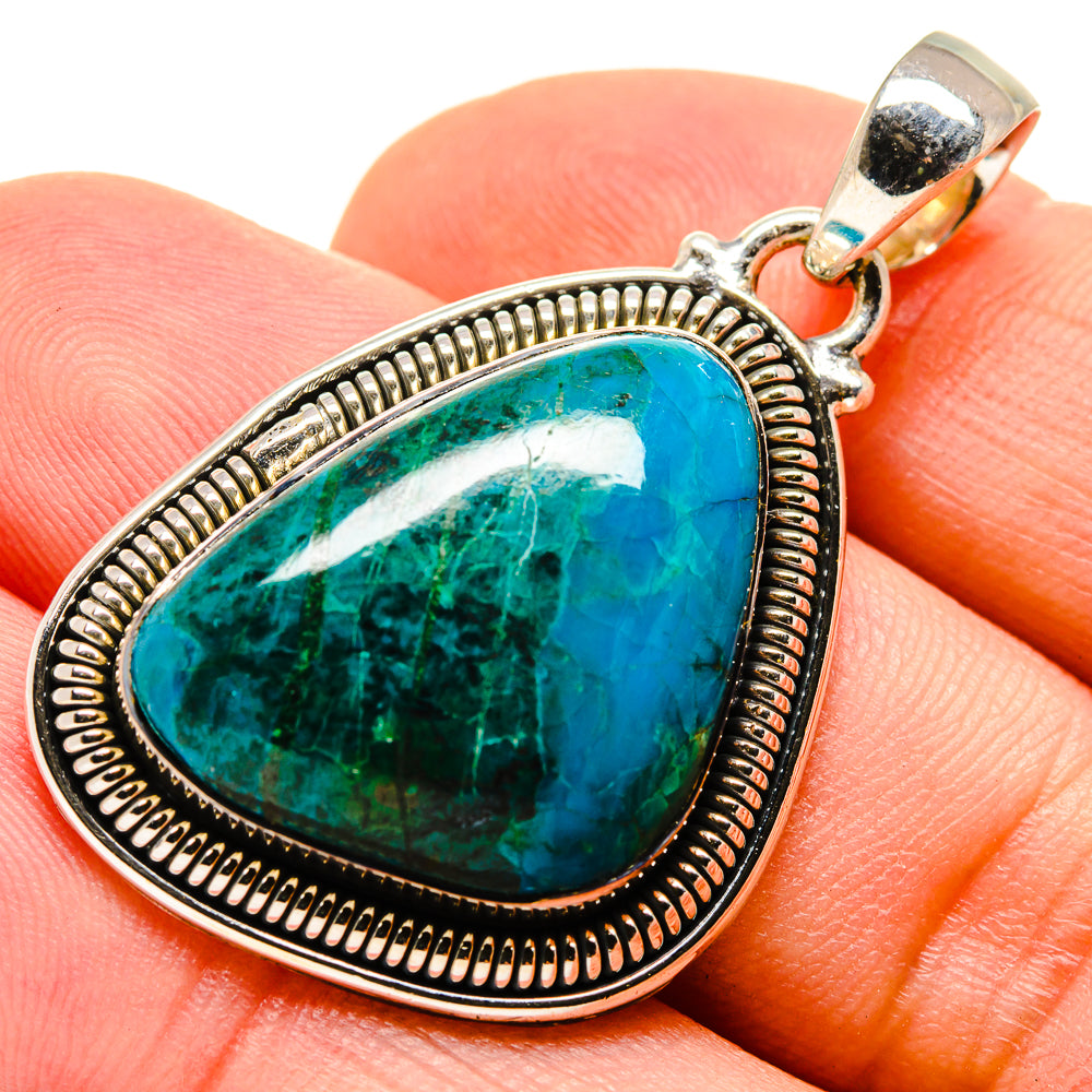 Chrysocolla Pendants handcrafted by Anasilvercos - PD755538