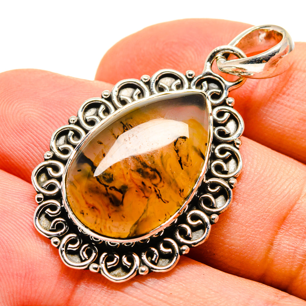 Montana Agate Pendants handcrafted by Anasilvercos - PD755545