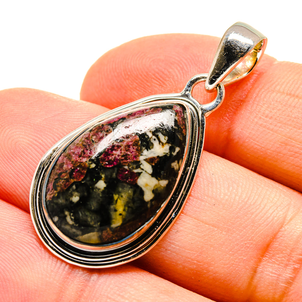 Russian Eudialyte Pendants handcrafted by Anasilvercos - PD755551