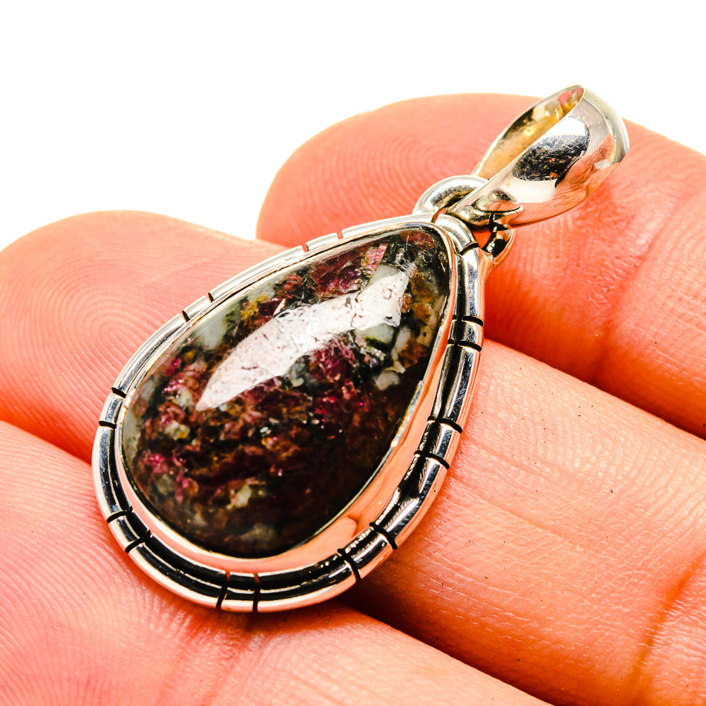 Russian Eudialyte Pendants handcrafted by Anasilvercos - PD755570