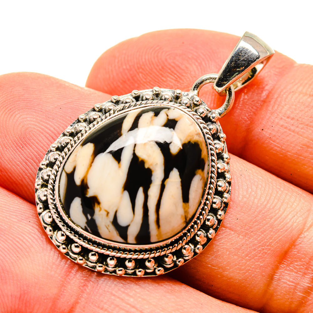 Peanut Wood Jasper Pendants handcrafted by Anasilvercos - PD755574
