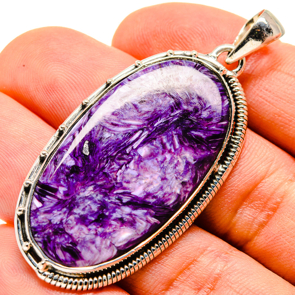 Charoite Pendants handcrafted by Anasilvercos - PD755593