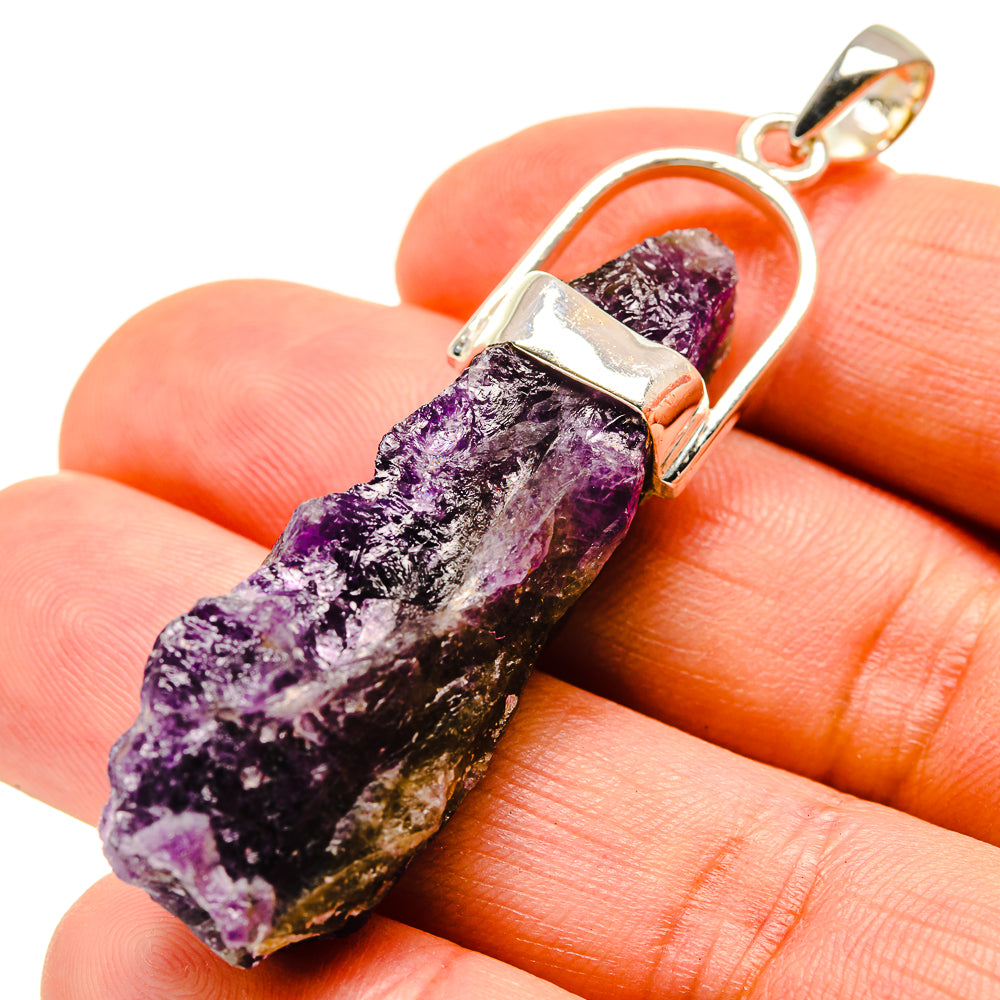 Amethyst Stalactite Pendants handcrafted by Anasilvercos - PD755594