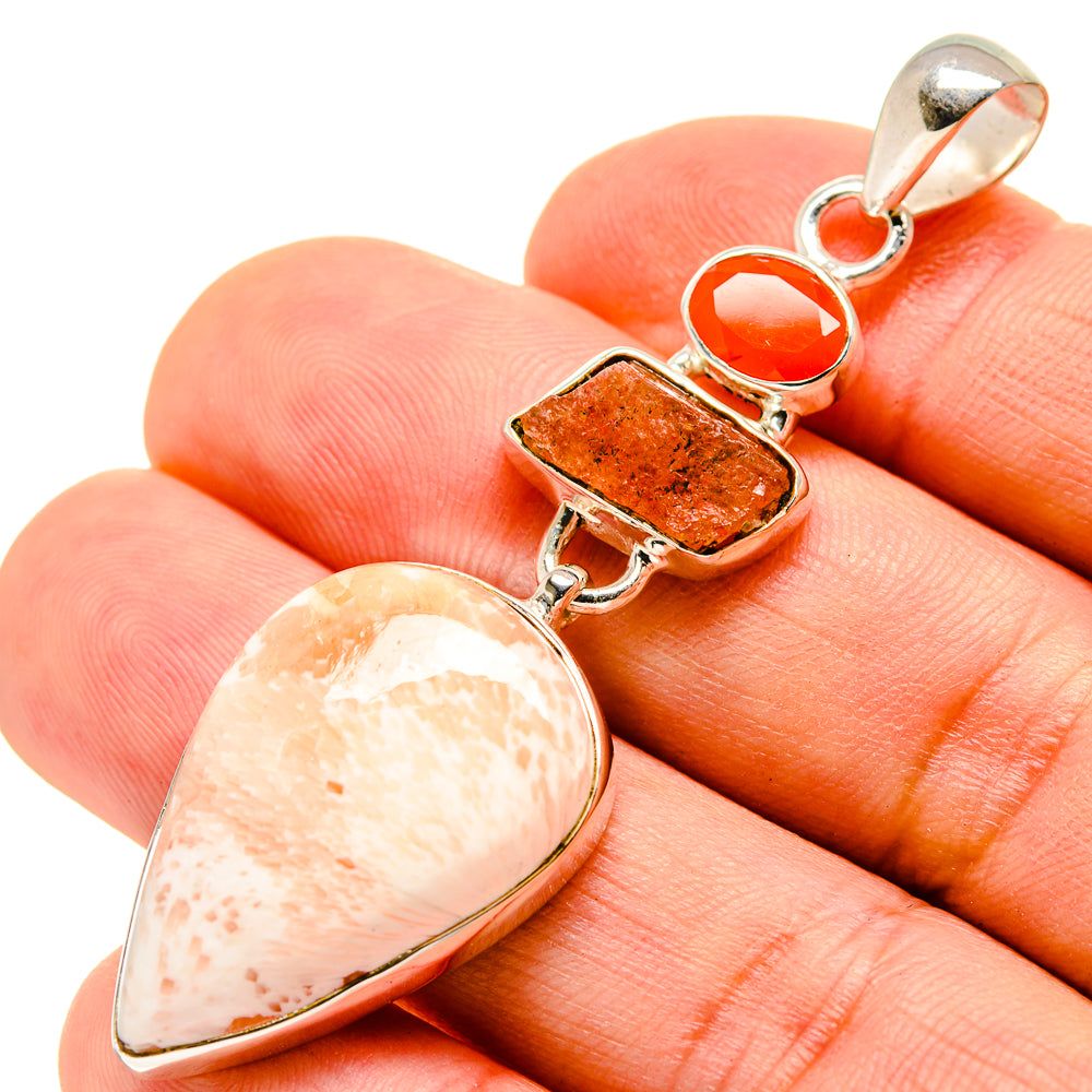 Scolecite Pendants handcrafted by Anasilvercos - PD755595