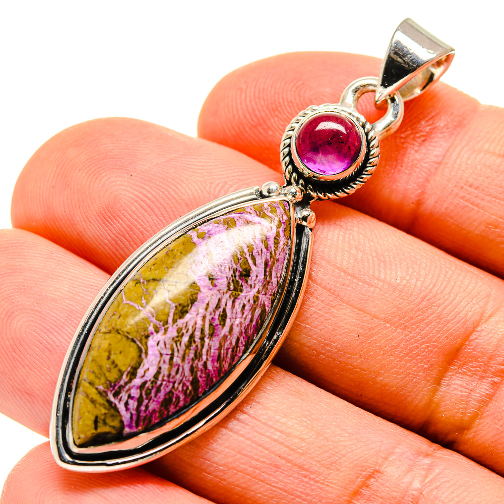 Stichtite Pendants handcrafted by Anasilvercos - PD755597