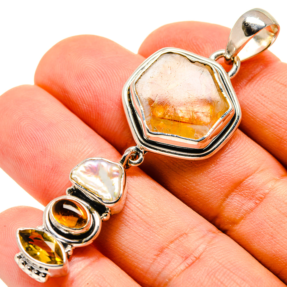 Citrine Pendants handcrafted by Anasilvercos - PD755602