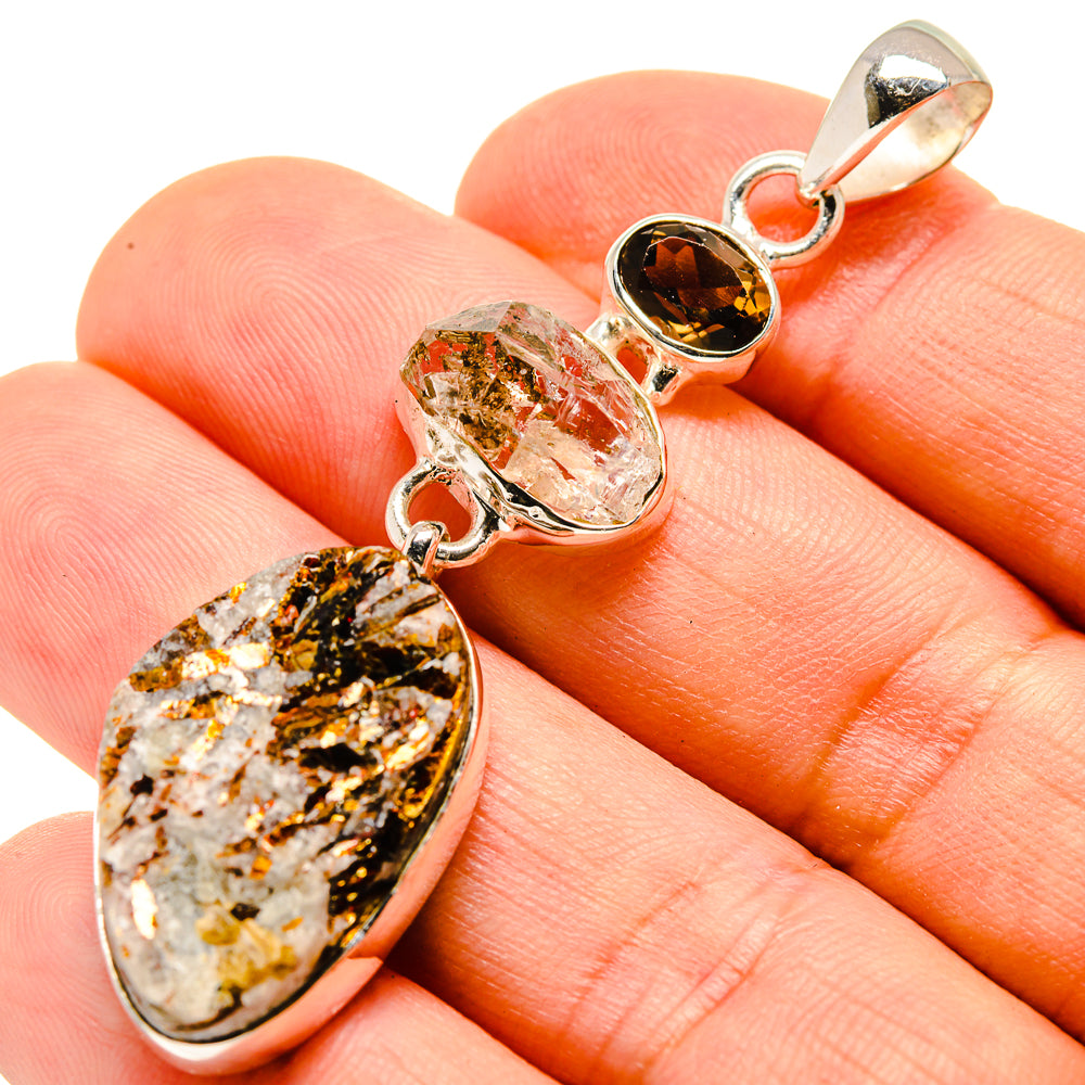 Astrophyllite Pendants handcrafted by Anasilvercos - PD755604