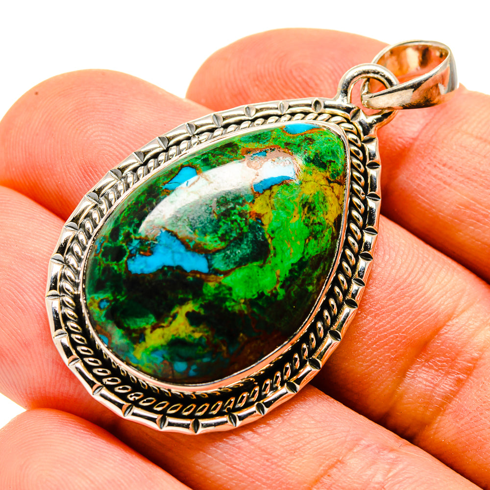Chrysocolla Pendants handcrafted by Anasilvercos - PD755617