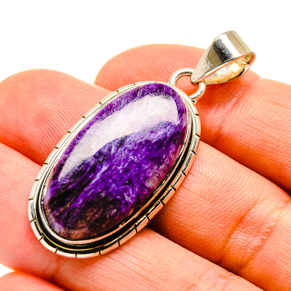 Charoite Pendants handcrafted by Anasilvercos - PD755618