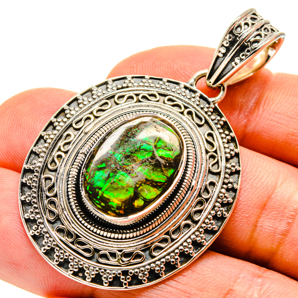 Ammolite Pendants handcrafted by Anasilvercos - PD755620