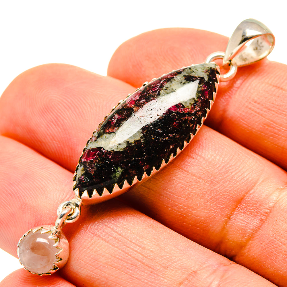 Russian Eudialyte Pendants handcrafted by Anasilvercos - PD755628