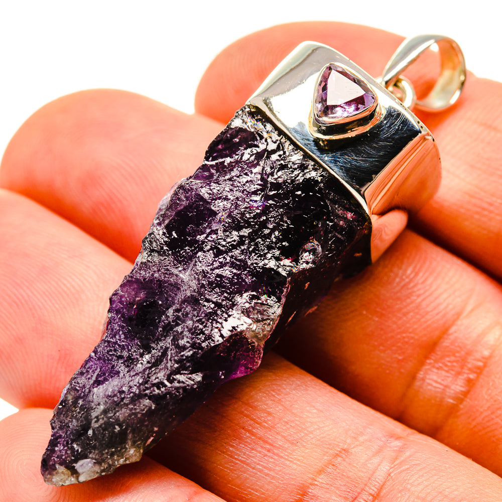 Amethyst Stalactite Pendants handcrafted by Anasilvercos - PD755629