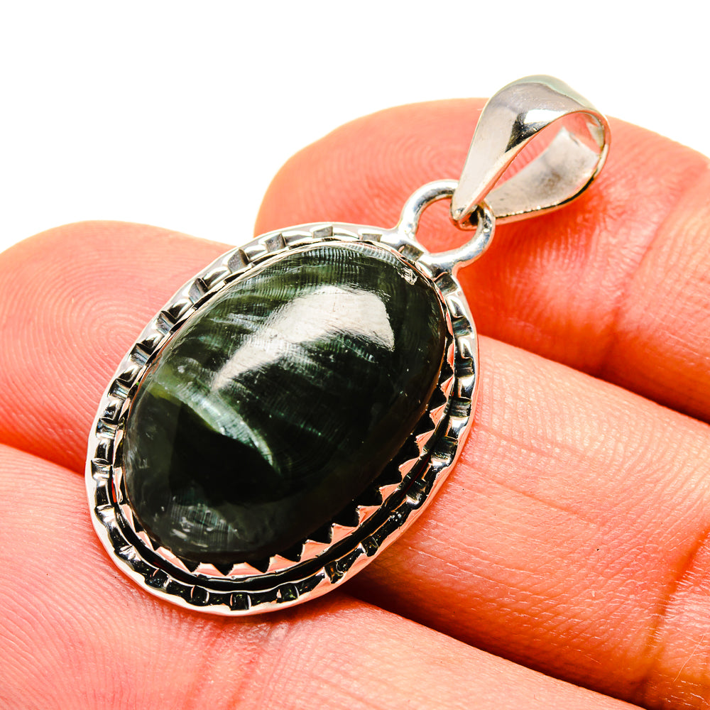 Seraphinite Pendants handcrafted by Anasilvercos - PD755651