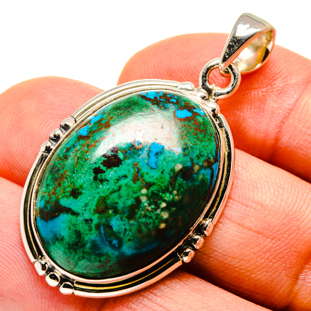 Chrysocolla Pendants handcrafted by Anasilvercos - PD755655
