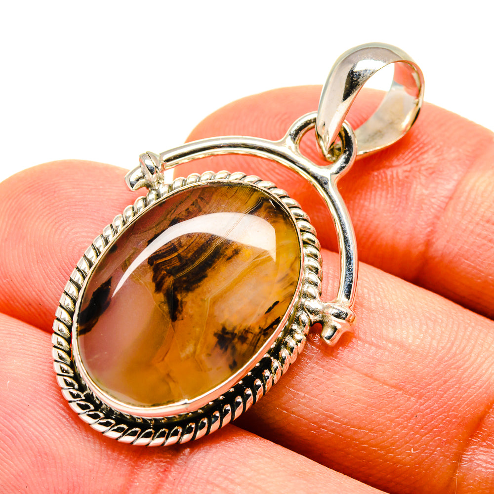 Montana Agate Pendants handcrafted by Anasilvercos - PD755659