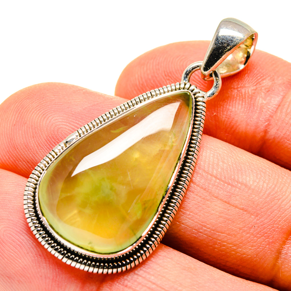 Prehnite Pendants handcrafted by Anasilvercos - PD755664