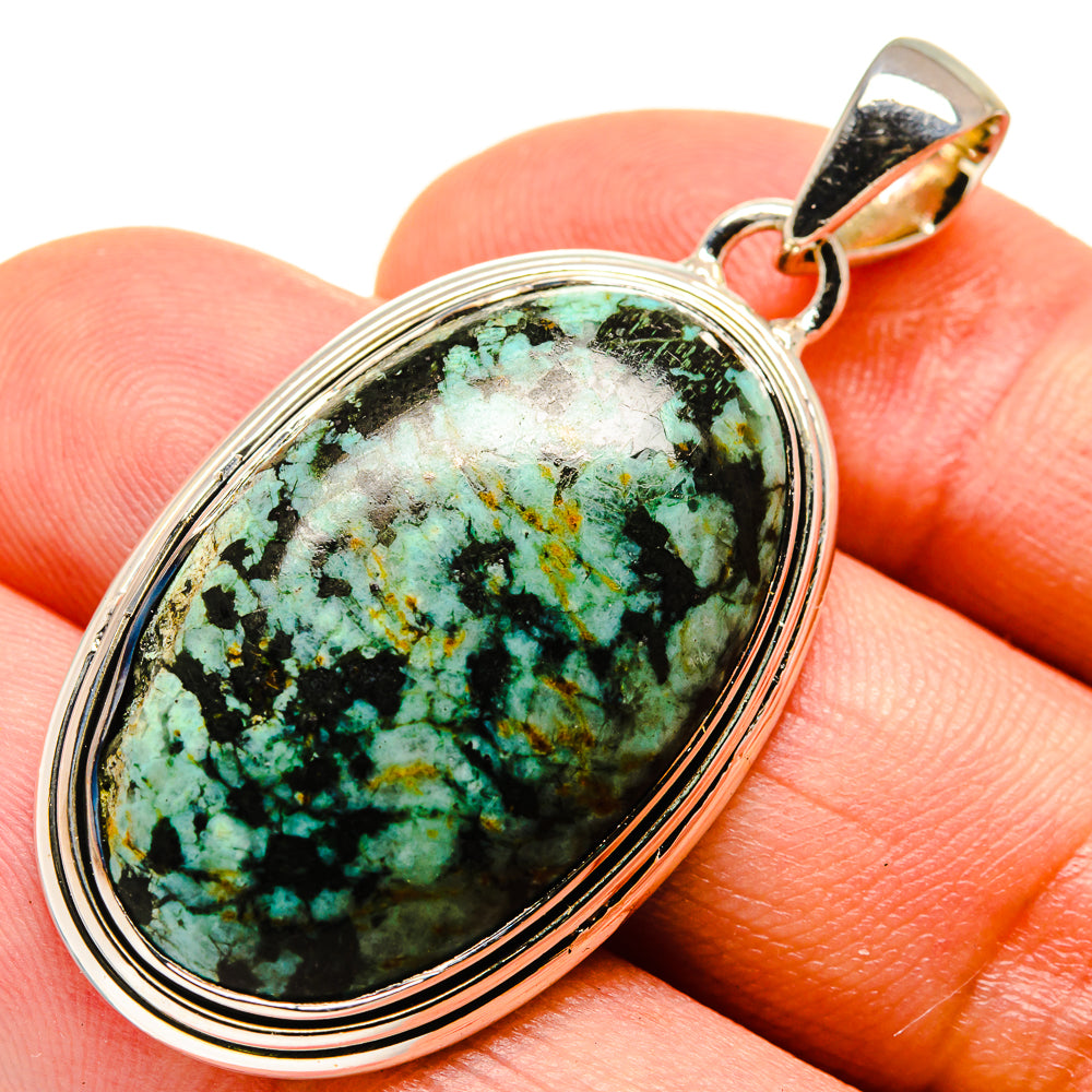 Tibetan Turquoise Pendants handcrafted by Anasilvercos - PD755667