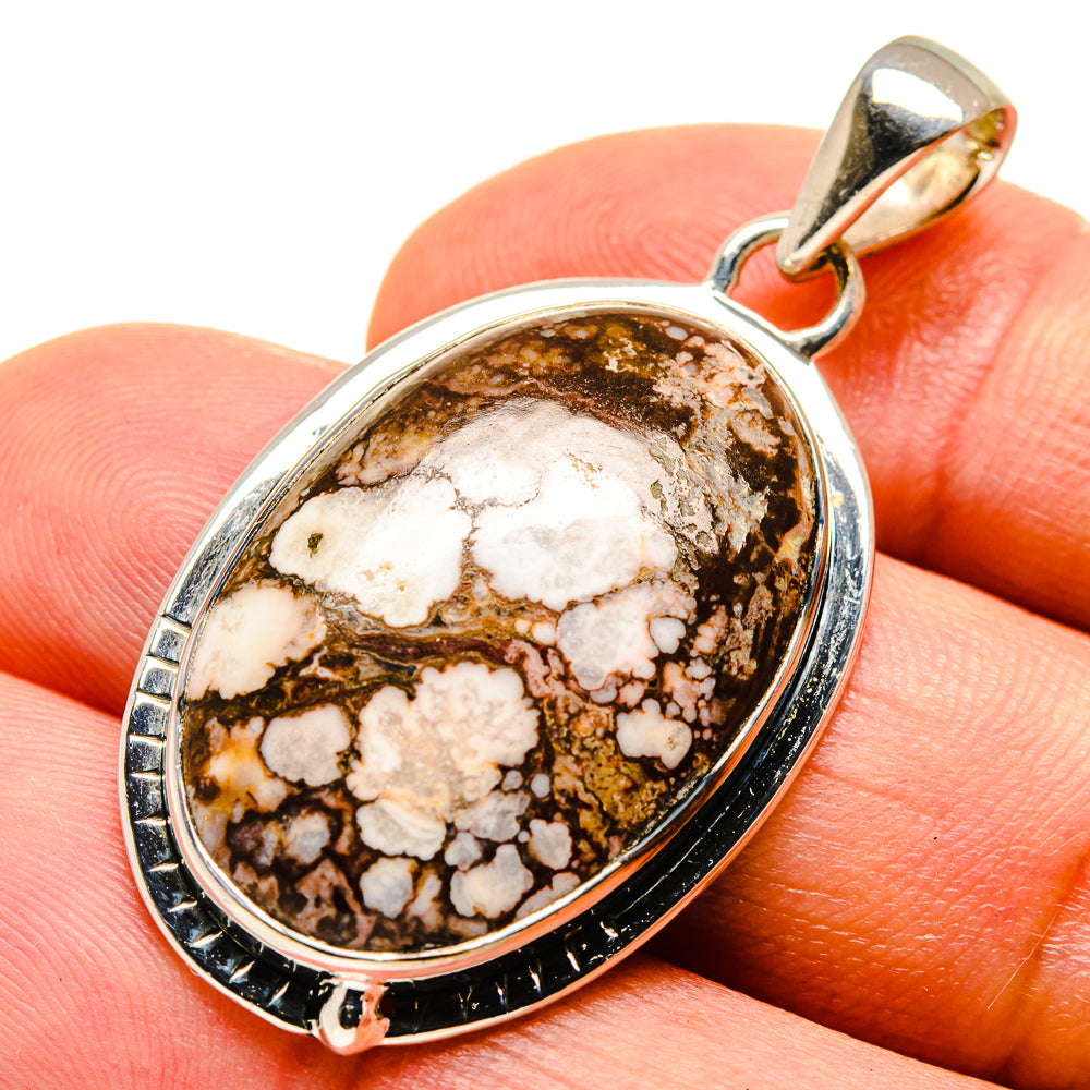 Peanut Wood Jasper Pendants handcrafted by Anasilvercos - PD755674