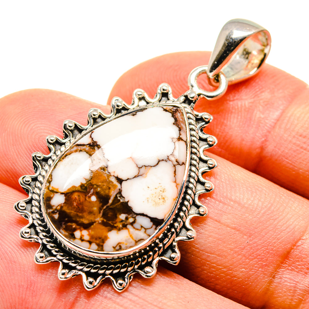 Peanut Wood Jasper Pendants handcrafted by Anasilvercos - PD755675