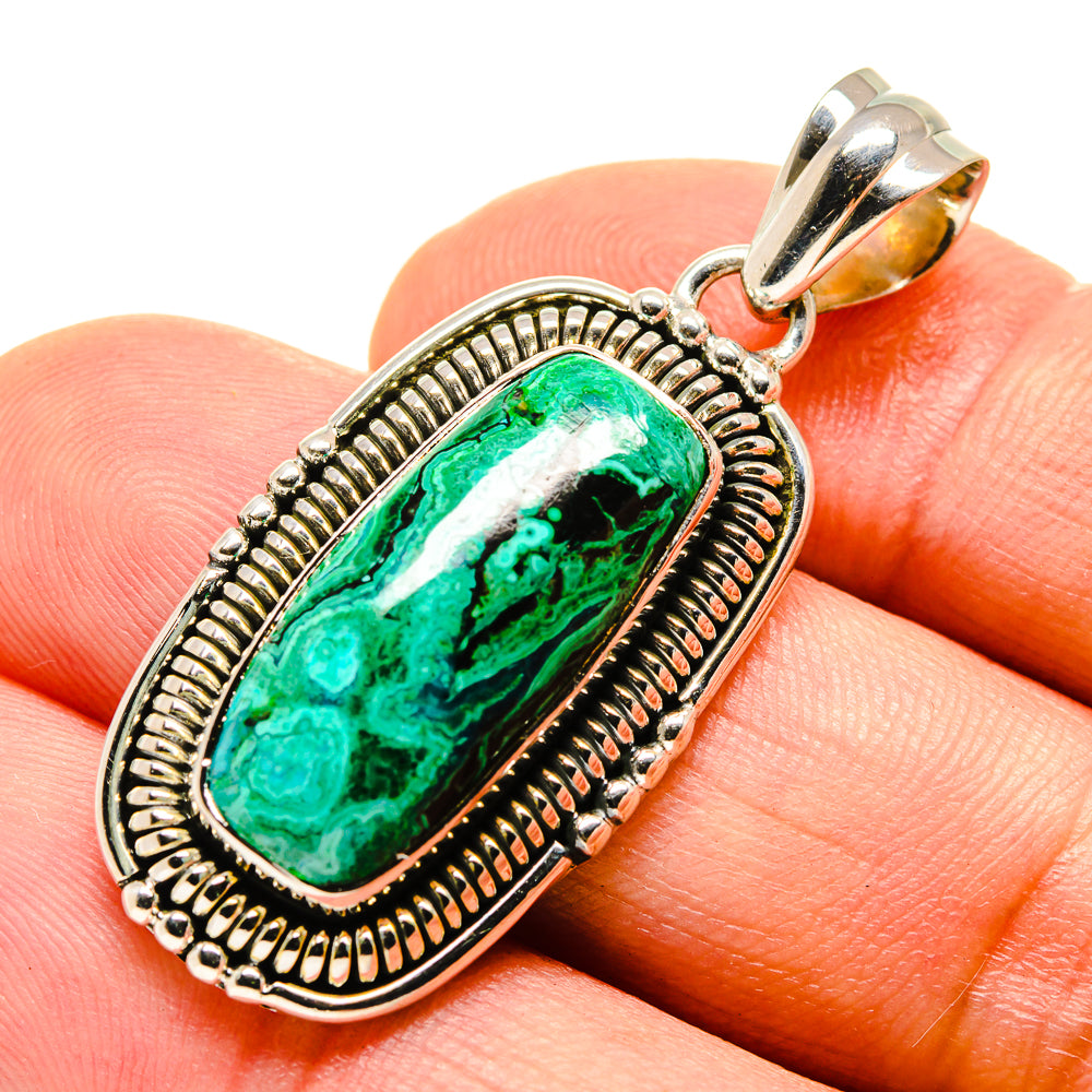 Chrysocolla Pendants handcrafted by Anasilvercos - PD755676