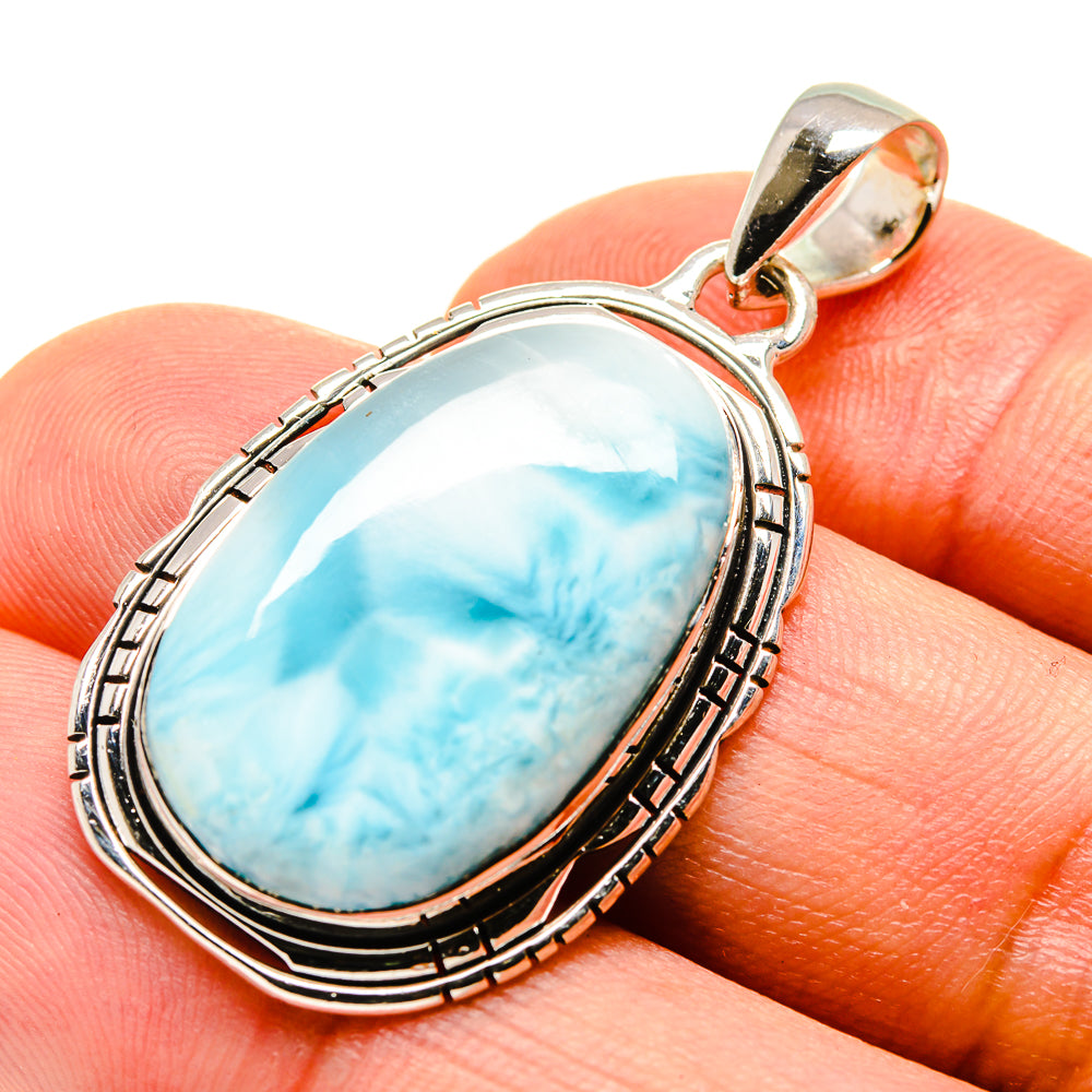 Larimar Pendants handcrafted by Anasilvercos - PD755679