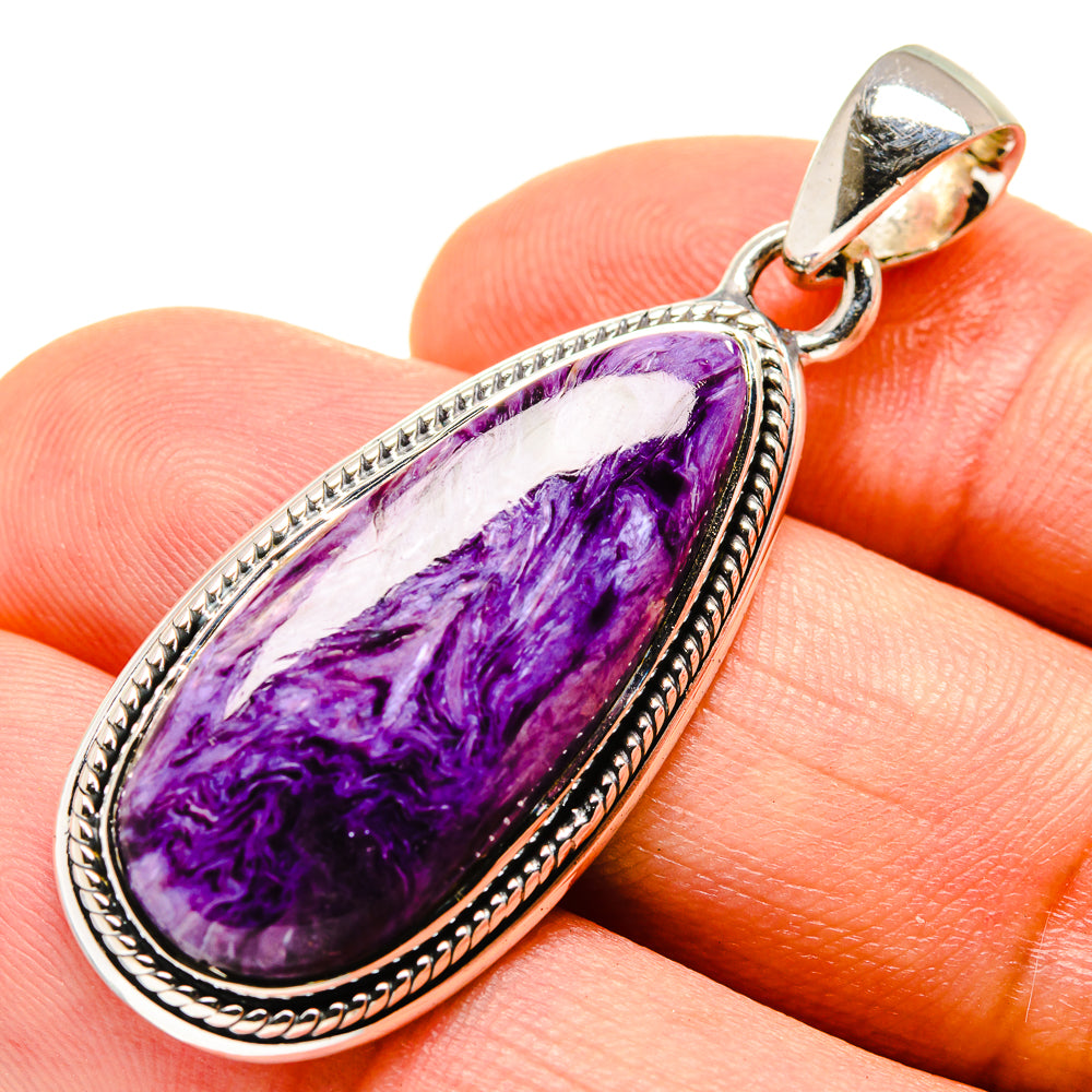 Charoite Pendants handcrafted by Anasilvercos - PD755681