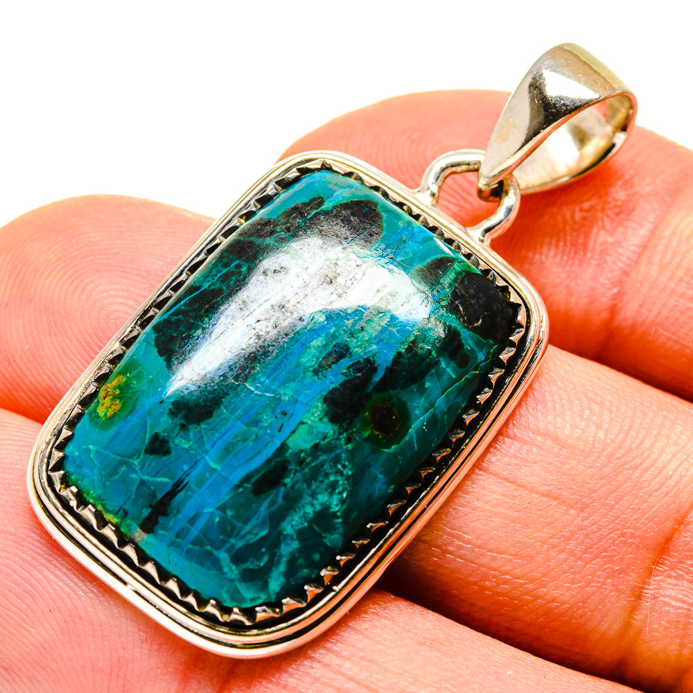 Chrysocolla Pendants handcrafted by Anasilvercos - PD755682