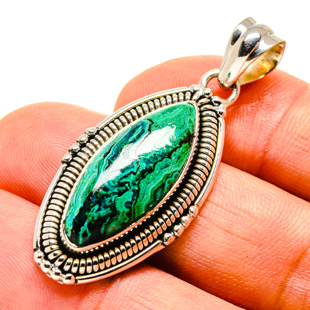 Chrysocolla Pendants handcrafted by Anasilvercos - PD755703