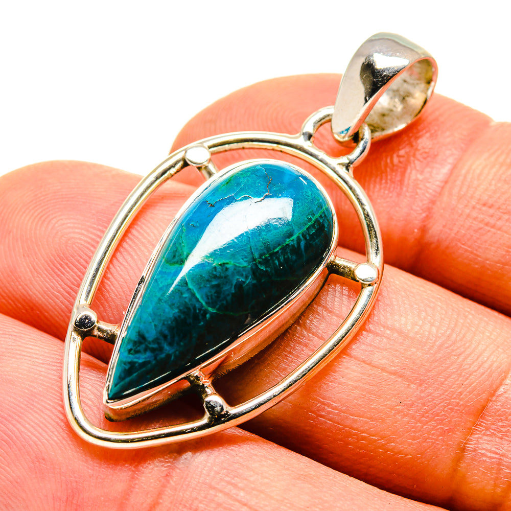 Chrysocolla Pendants handcrafted by Anasilvercos - PD755707