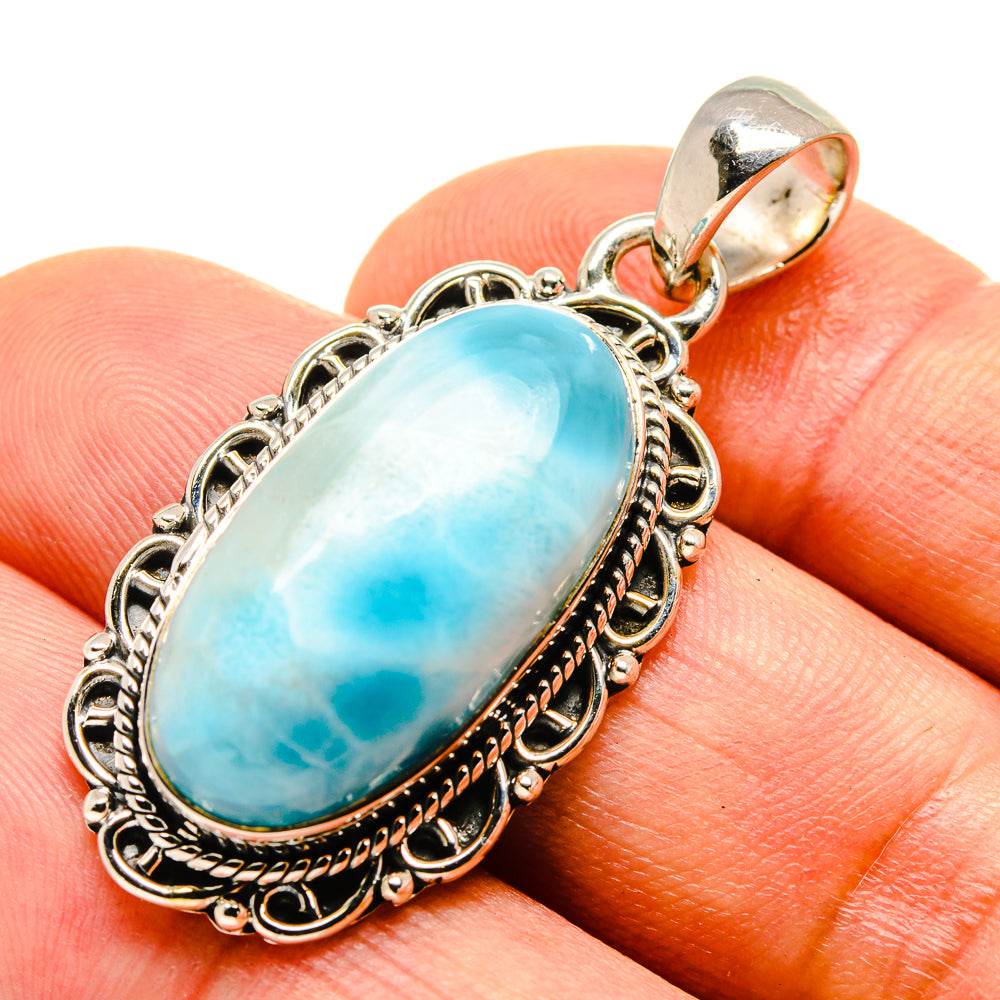 Larimar Pendants handcrafted by Anasilvercos - PD755717