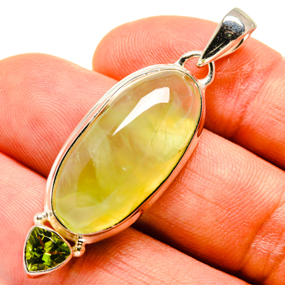 Prehnite Pendants handcrafted by Anasilvercos - PD755721