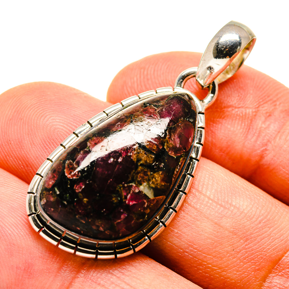 Russian Eudialyte Pendants handcrafted by Anasilvercos - PD755730