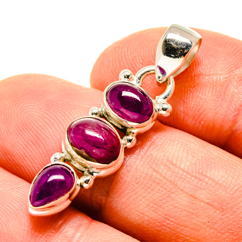 Pink Tourmaline Pendants handcrafted by Anasilvercos - PD755734