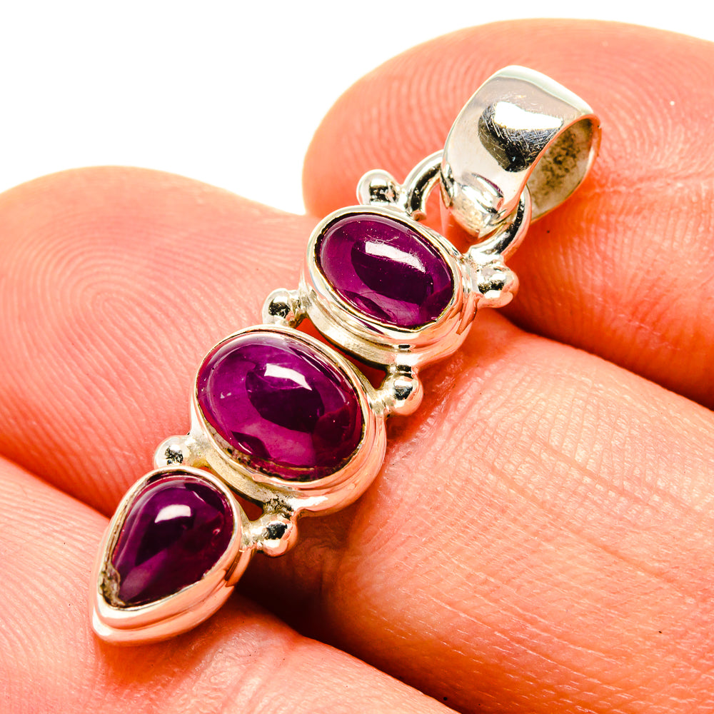 Pink Tourmaline Pendants handcrafted by Anasilvercos - PD755738