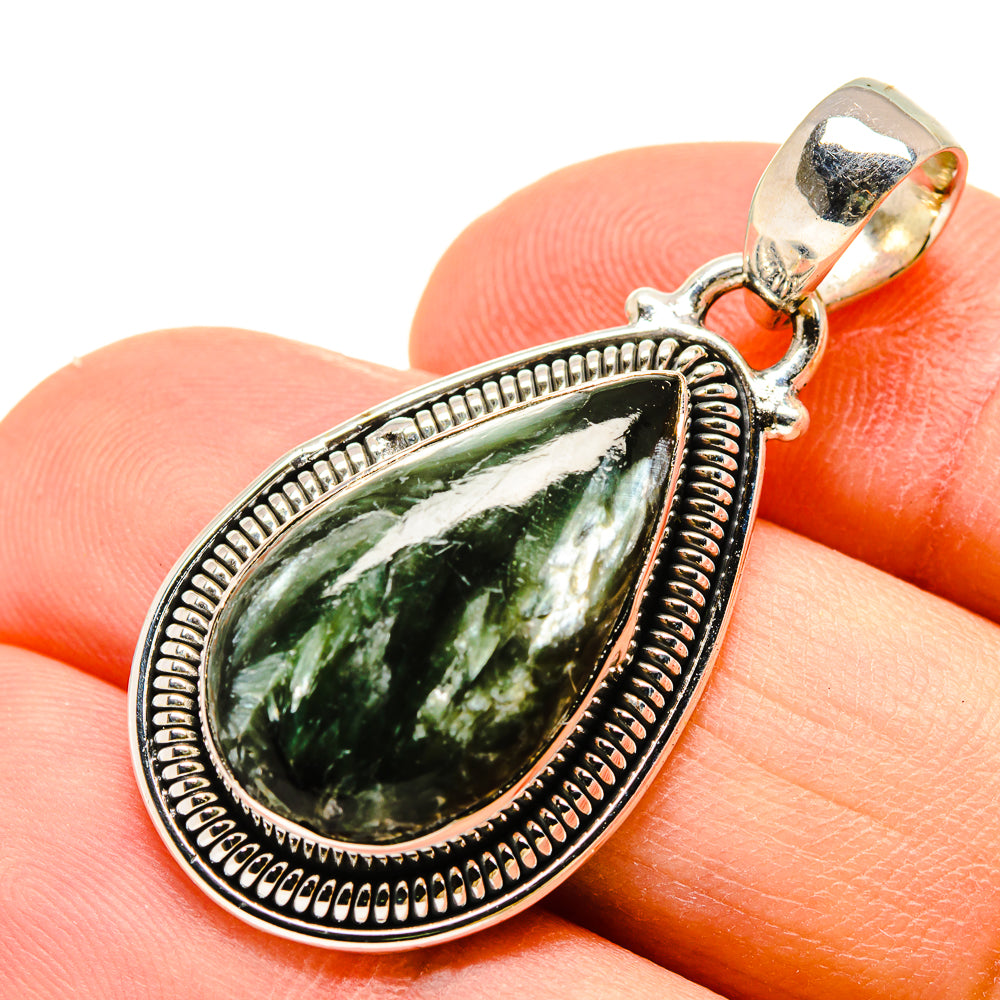Seraphinite Pendants handcrafted by Anasilvercos - PD755743
