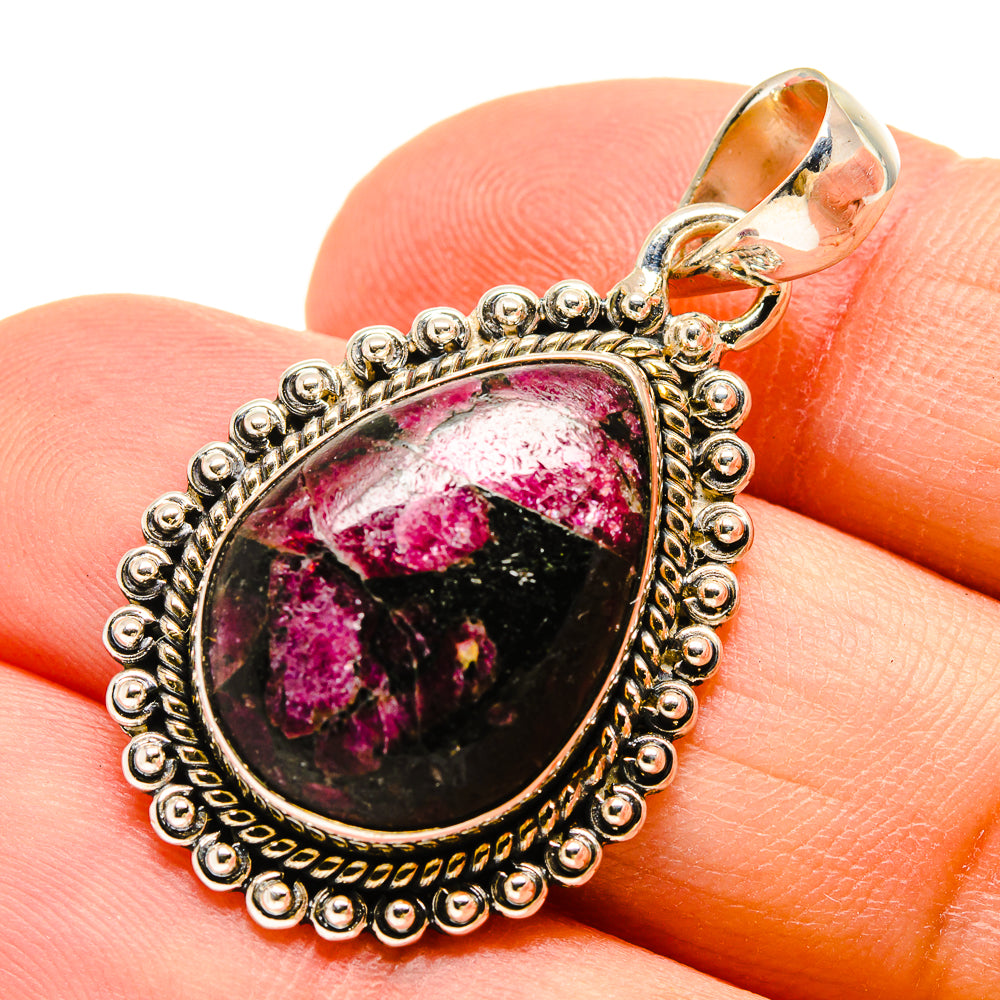 Russian Eudialyte Pendants handcrafted by Anasilvercos - PD755744