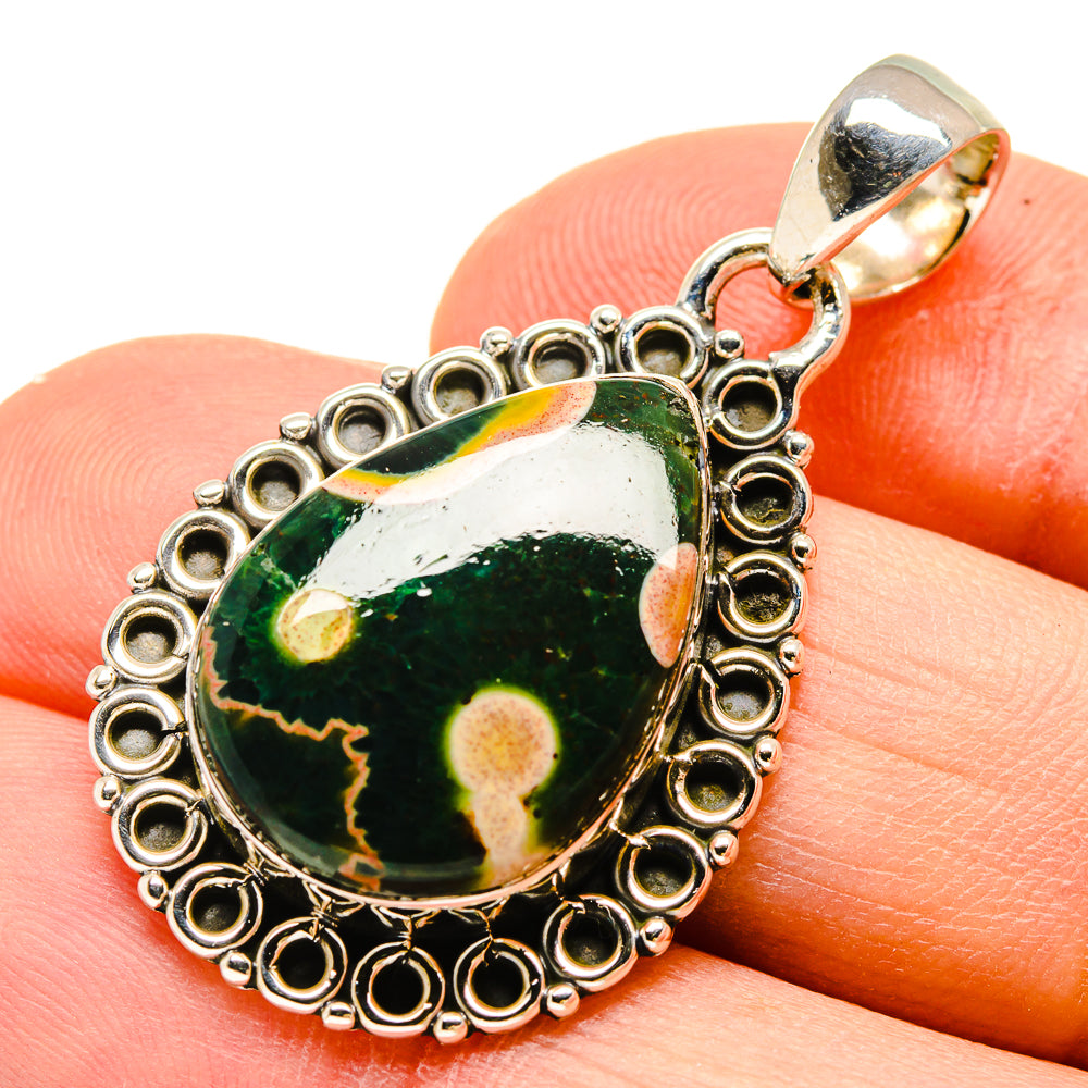 Ocean Jasper Pendants handcrafted by Anasilvercos - PD755763