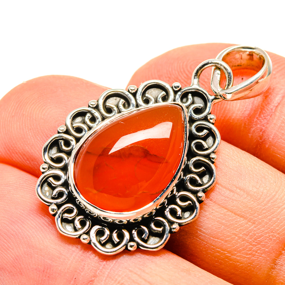 Carnelian Pendants handcrafted by Anasilvercos - PD755768