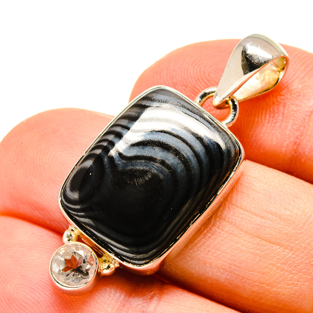 Psilomelane Pendants handcrafted by Anasilvercos - PD755776